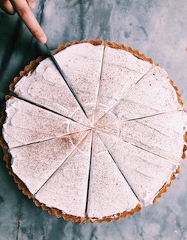 Banana Thai Milk Tea Custard Pie